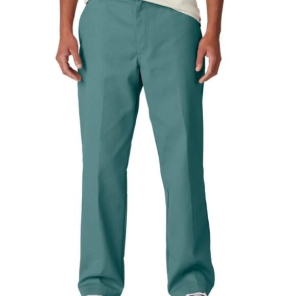 Dickies Skateboarding Pants Mens 32x30 Lincoln Green Regular Wrinkle Resistant - Picture 2 of 4